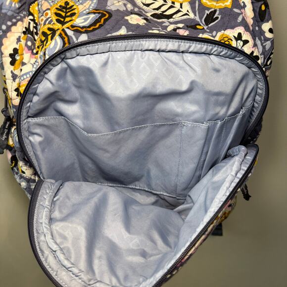 Vera Bradley Charmont Meadow Floral Print Large Campus Backpack - Picture 4 of 12
